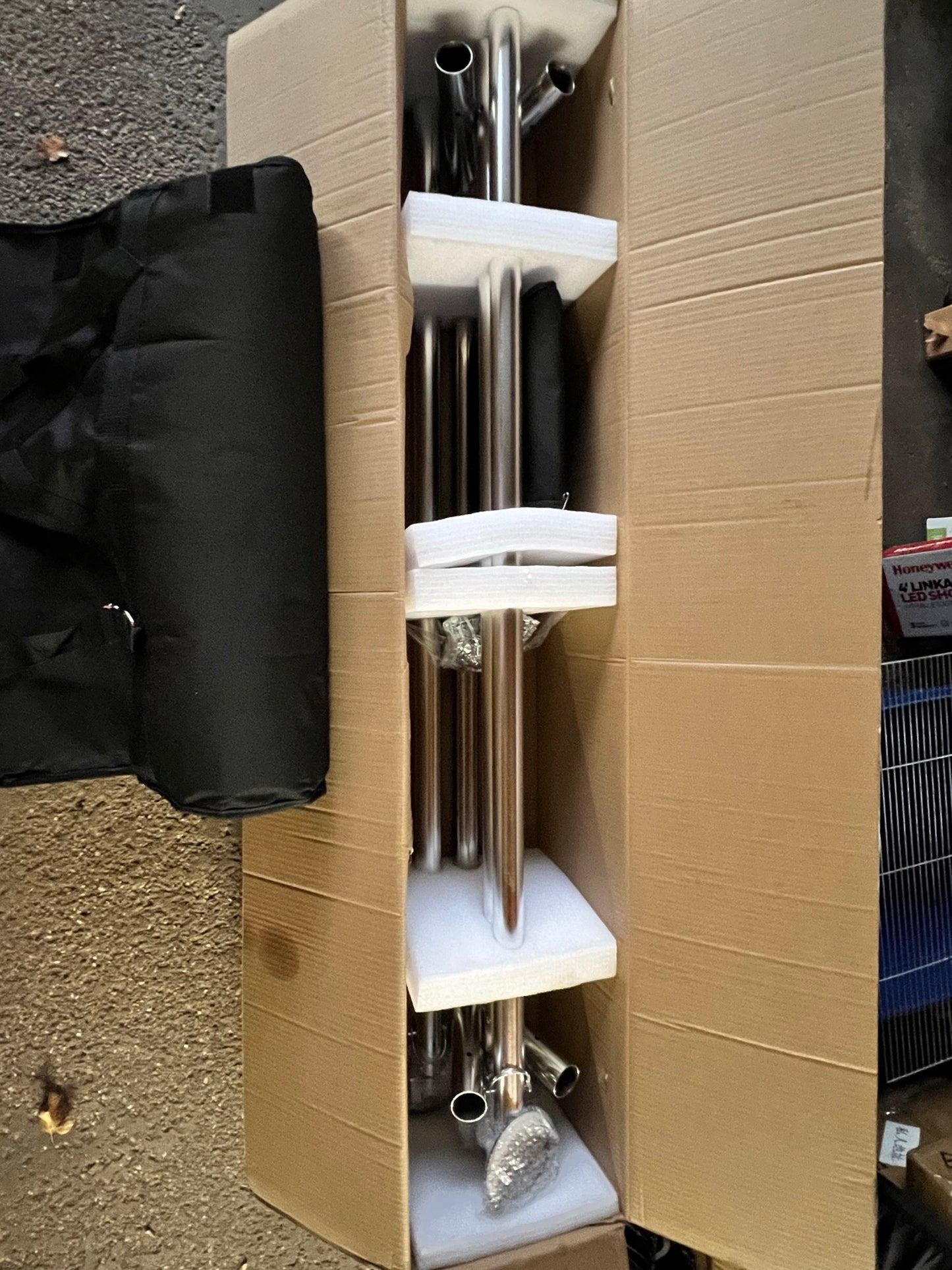 A-Frame with carry bag (Pole, hardware, and weight bags are not included)