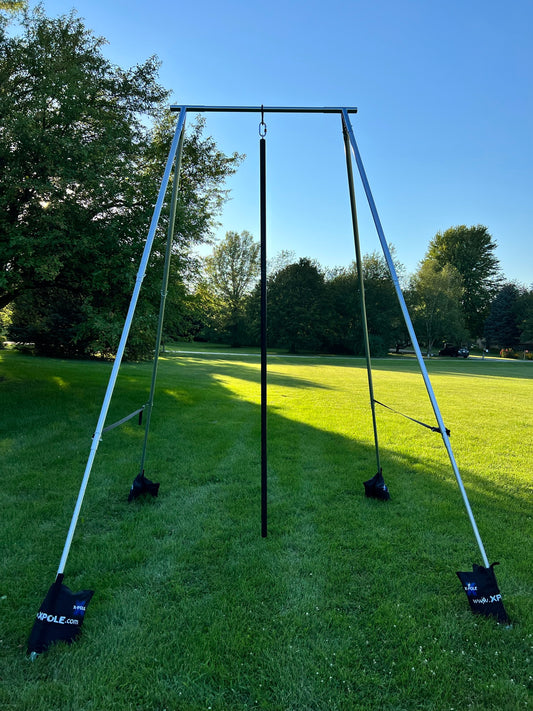 A-Frame with carry bag (Pole, hardware, and weight bags are not included)